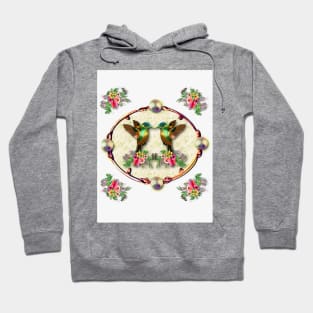 Hummingbirds and Flowers Hoodie